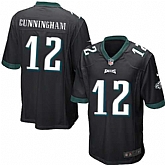 Nike Men & Women & Youth Eagles #12 Randall Cunningham Black Team Color Game Jersey,baseball caps,new era cap wholesale,wholesale hats